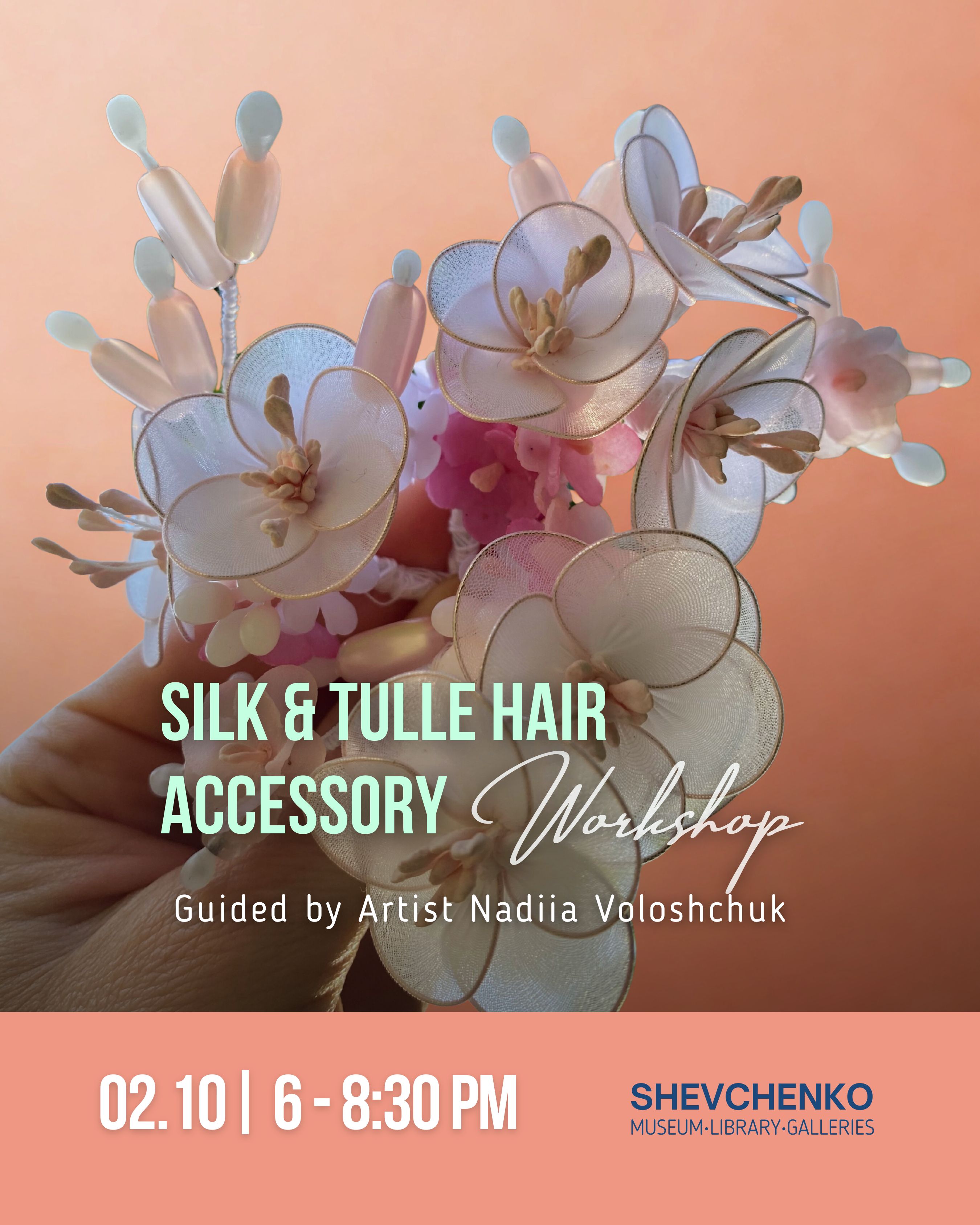 Silk and Tulle Hair Accessories Workshop